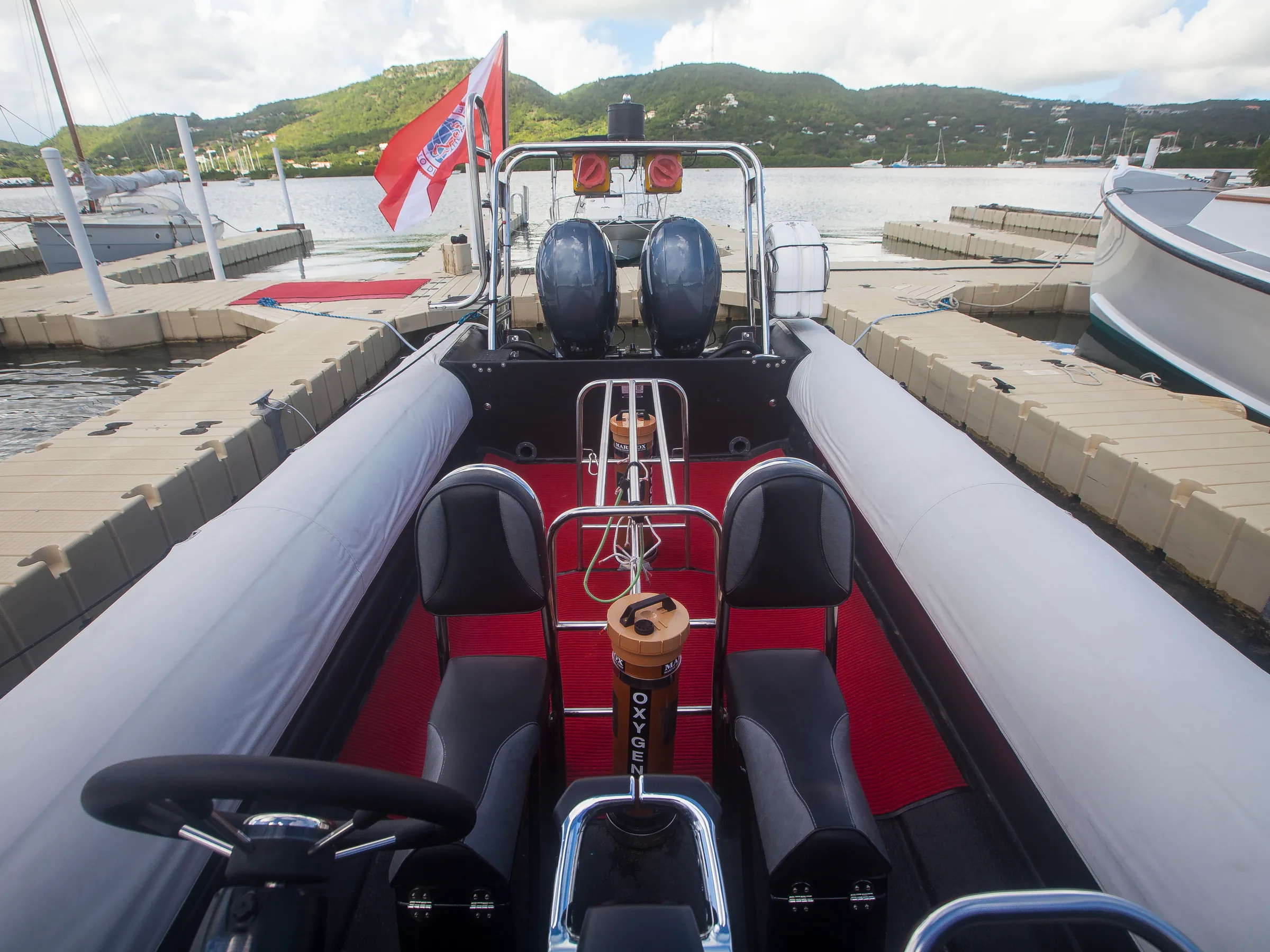 a train parked at a dock